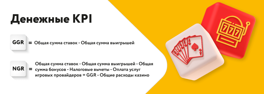 GGR и NGR показатели казино