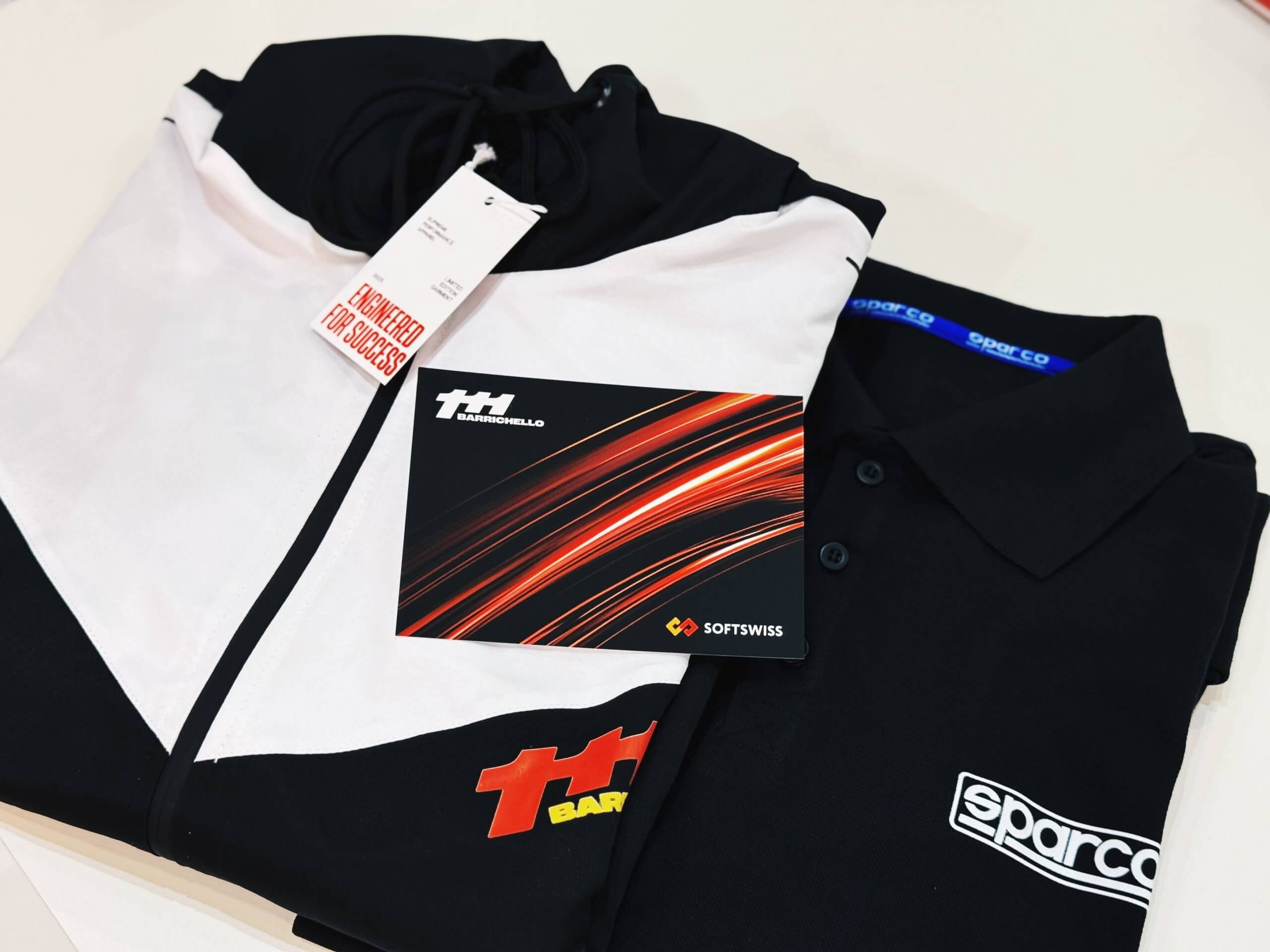 SOFTSWISS and Sparco apparel